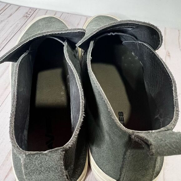 SeaVees Huntington Middie Suede Blue Gray Slip On Sneakers - Picture 8 of 8